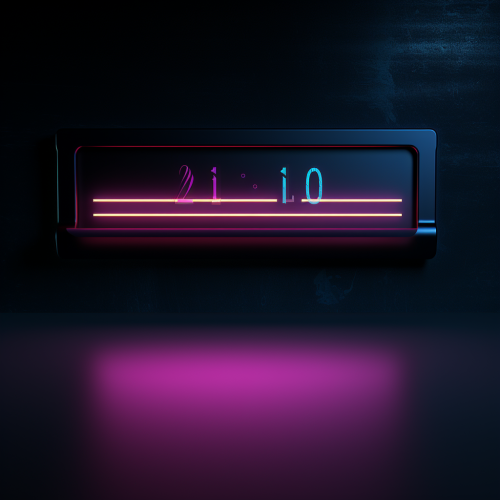 Futuristic progress bar in 2024