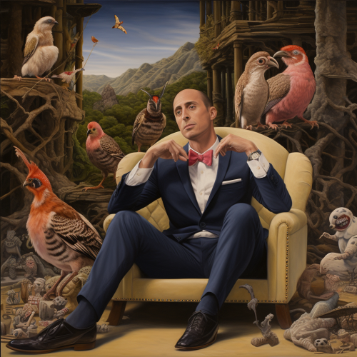 Gary Gensler in Hyperrealistic Demon-Like Appearance Gary Gensler in Hyperrealistic Demon-Like Appearance