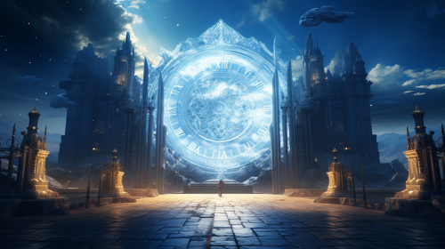 Double exposure of Gate to Amenti and time warp