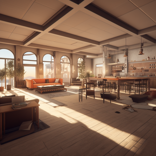 Stylish community gathering room design Stylish community gathering room design