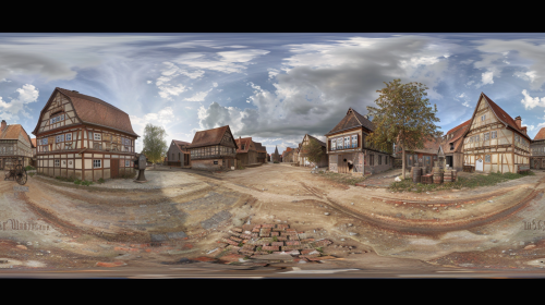 1632 German Village Equirectangular View