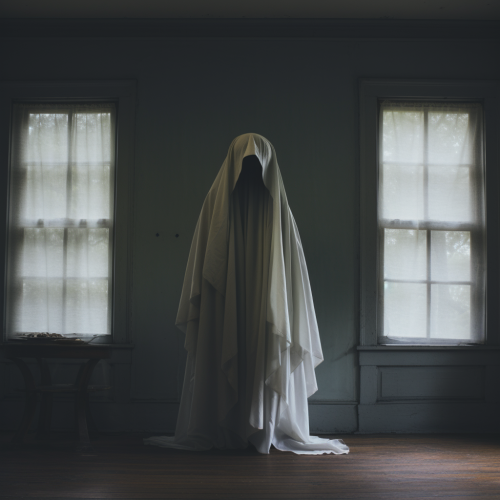 Mysterious ghostly presence appears at night