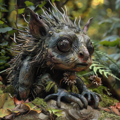 Goblin Porcupine Hybrid in Forest