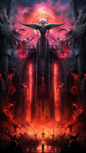 Three-headed Satan Tower at Rave