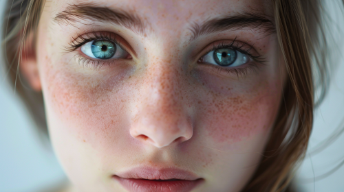 Close-up portrait of young woman Close-up portrait of young woman