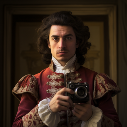 Giulio Cesare Portrait Looking Forward