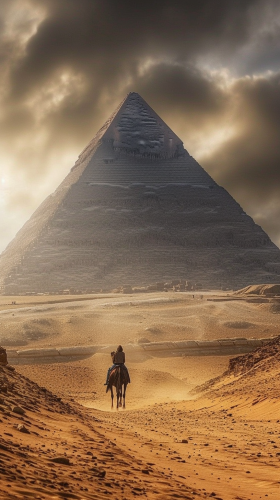 People at Giza Pyramids