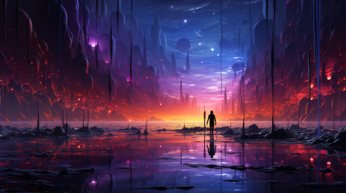 Glitch texture in East Maui scenery