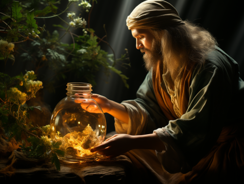 Shining star reflecting God's light