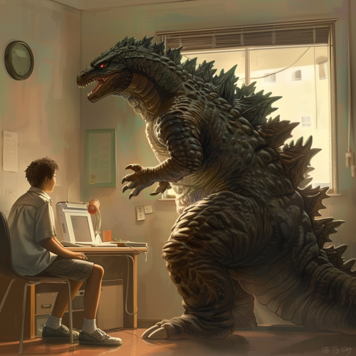 Godzilla therapy childhood trauma session