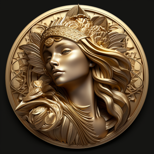 Shiny gold icon for stunning visuals