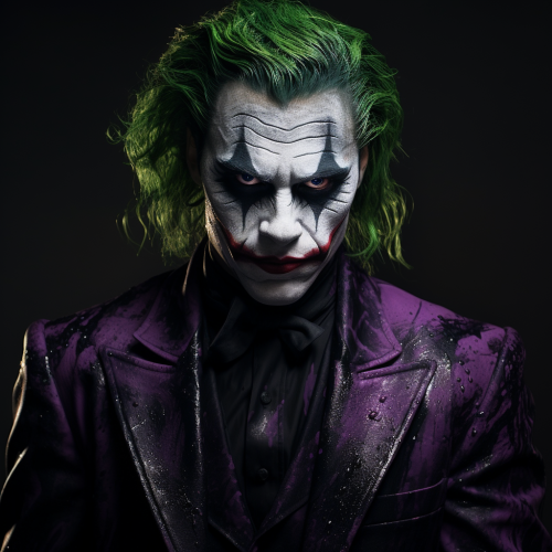 Friendly Joker with Face Paint Friendly Joker with Face Paint