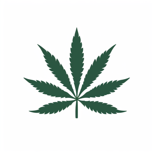 Gorilla with Cannabis Leaf Artwork