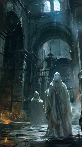 Grand Inquisitor Questioning Suspect Image