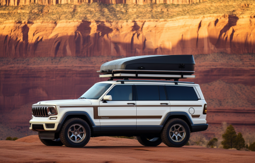 White Jeep Grand Wagoneer Classic Concept White Jeep Grand Wagoneer Classic Concept