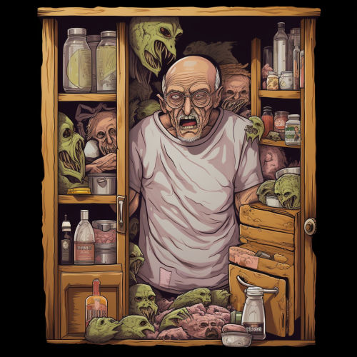 Angry Filipino Grandpa Hiding Sanitary Pads