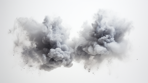 Gray Dust and Smoke Illustrating Duality Rotations and Ring-shaped Masses