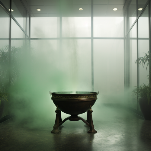 Image of Green Fog and Bronze Cauldron