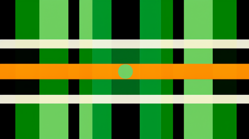 PAL Test Card in green