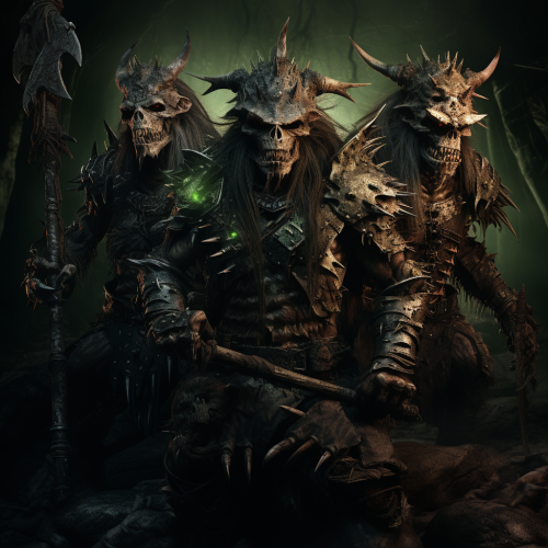 Vicious skaven assassins in high fantasy artwork