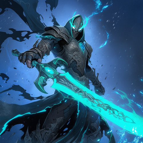 Grimdark mystic sensei with magic knife