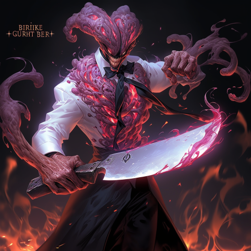 Mystic Butler with Santoku - Anime Style