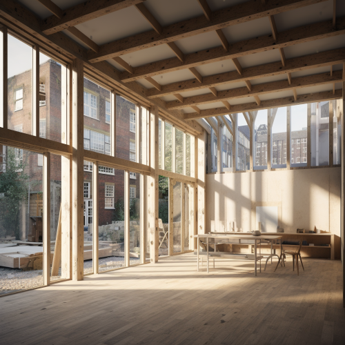 Apartments with Structural Beams