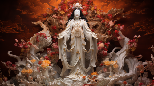 Statue of Guan Yin - Goddess of Mercy and Compassion