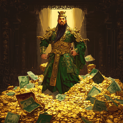 Guan Yu confident in treasure vault Guan Yu confident in treasure vault