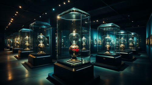 Close-up of Dynamic Hall of Fame Displays