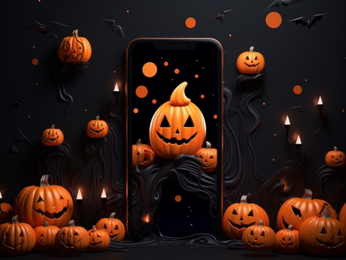 Halloween abstract image with dark atmosphere Halloween abstract image with dark atmosphere