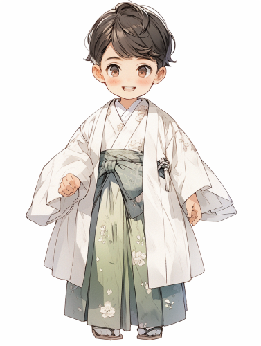 Little Boy in Hanbok Summer Costume  ?