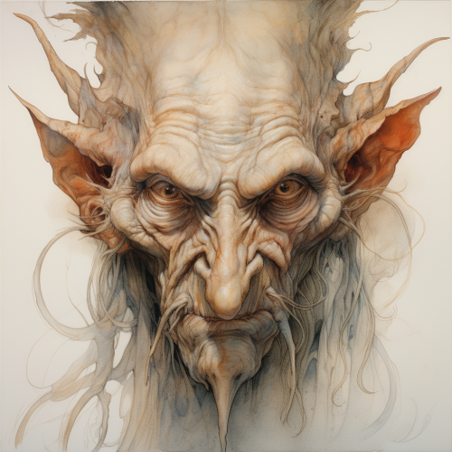 Hand Drawn Frame by Brian Froud