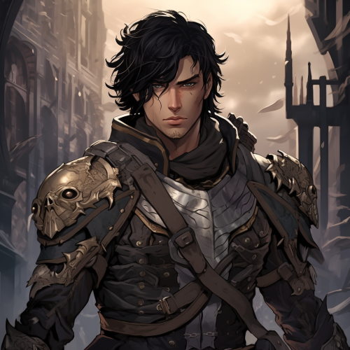 Handsome Battlemage in Witcher Armor