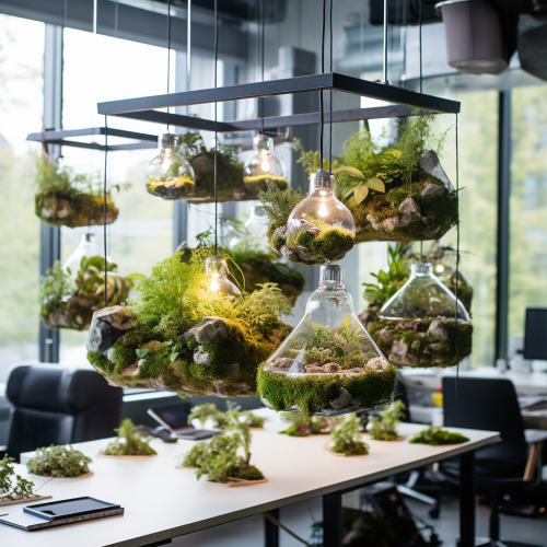 Hanging Ceiling Office Terrarium Decor