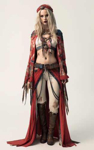 Harley Quinn Boho Fashion by Gucci