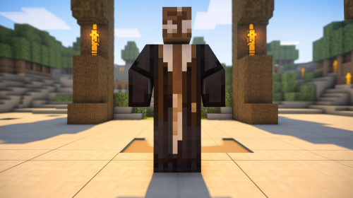 Headless priest in Minecraft Style