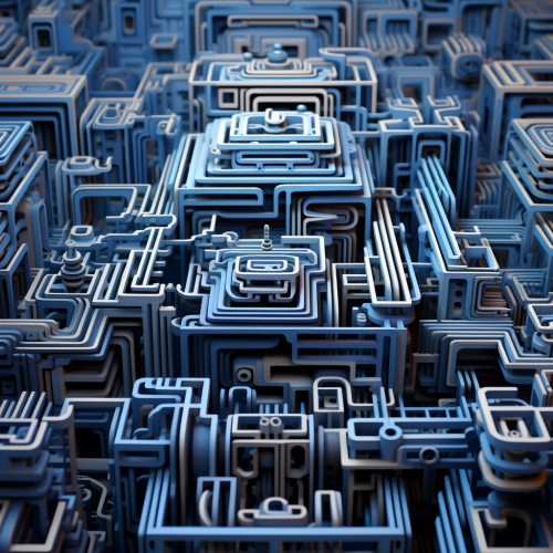 Detailed geometric design pattern