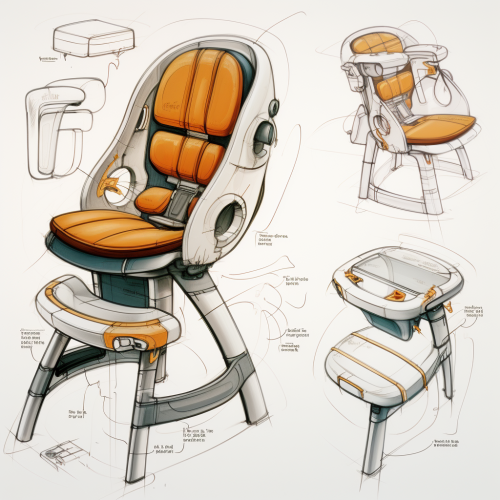 Product design for inclusive high chair
