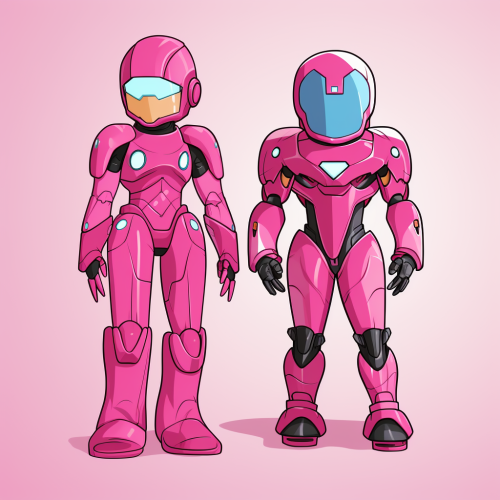 Hijab Megaman Ironman Suit Design