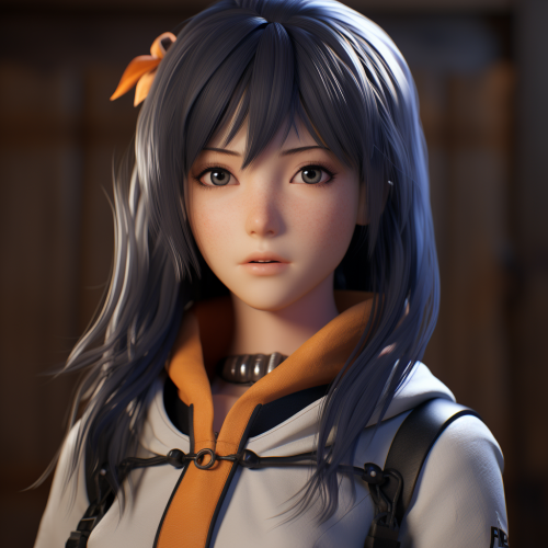 Hinata from Naruto: Stunning 3D Artwork