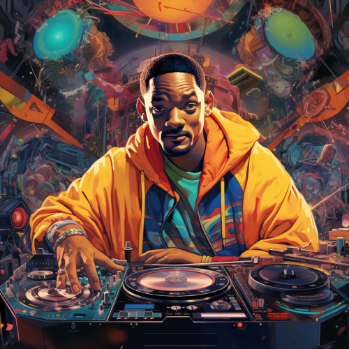 90's hip-hop DJ scene