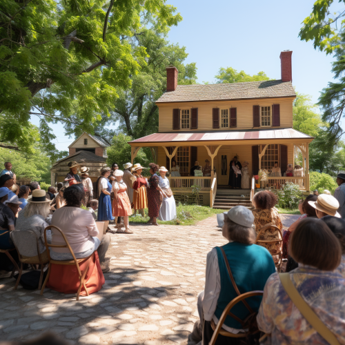 Community engagement at historic site