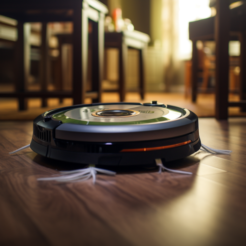 Home Defense Roomba protecting house from intruders