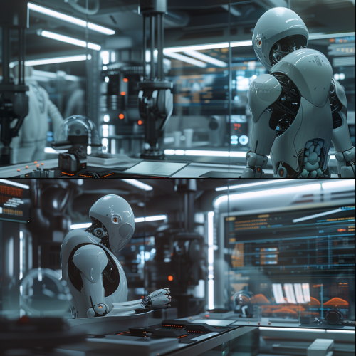 Home Humanoid Futuristic Cute