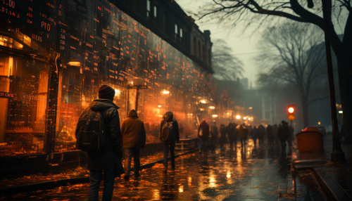 AR Screen Displays Homeless People's Data