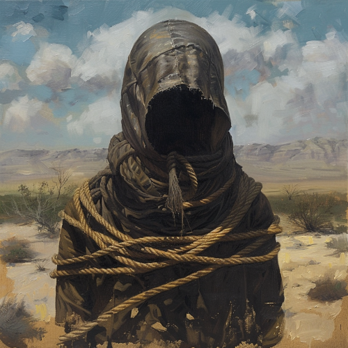 creepy creature in desert