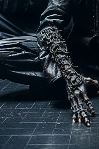 Horror Vigilante in Dark Archangel Hip Hop Style