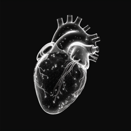 Human heart echolocation sci-fi movie vibes