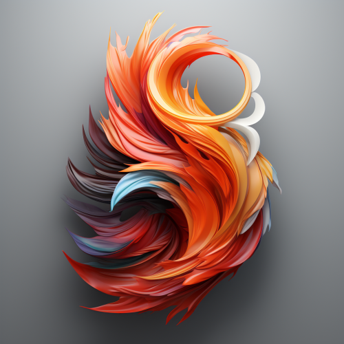 Hyper-Realistic Abstract 88 Logo Design